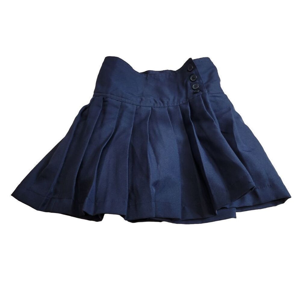 @class pleated navy uniform skort 6